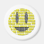 Smiley Parts Refrigerator Magnet