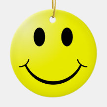 Smiley Peace Ornaments