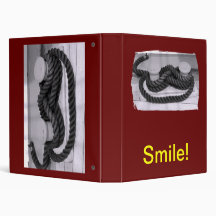 Smiley Rope Vinyl Binder