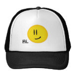 "Smiley says Hi." Hat
