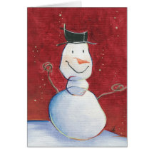 Smiley Snowman Cards