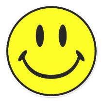 Smiley Round Sticker