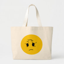 smiley triste sac