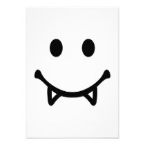 Smiley Vampire invitations