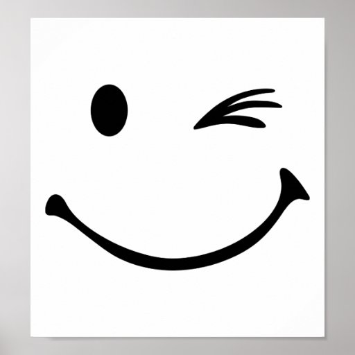 clipart smiley face wink - photo #44