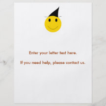 Smiley witch. Halloween t-shirts, cards and gifts. Flyer Design