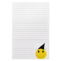 Smiley witch. Halloween t-shirts, cards and gifts. Stationery