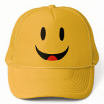 Smiley With Tongue Face hats