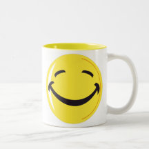 Smiley yellow mugs