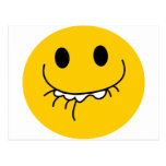 smileypfffLARGE Postcard