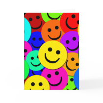 SMILEYS COLLAGE GREETING CARD