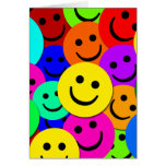 SMILEYS COLLAGE GREETING CARD