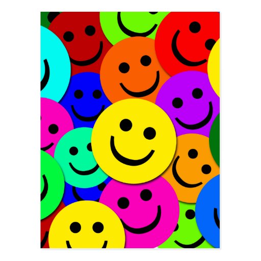 SMILEYS COLLAGE POST CARDS