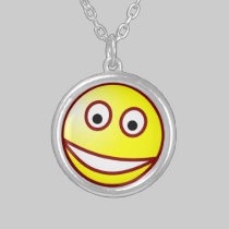 Smilie Grinsen smiley grin necklaces
