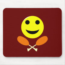 Smilie Hühnerschenkel chicken drumsticks Mauspad