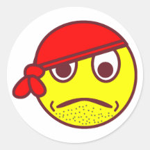 Smilie Kopftuch smiley bandana Stickers