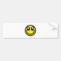 Smilie smiley autoaufkleber