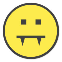 Smilie Vampyre Sticker