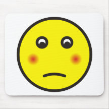 smilie verschämt ashamed mauspads