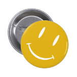 SMILIE YELLOW WHITE ANSTECKNADEL