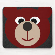 Smiling Bear Mouse Pads