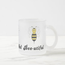 Smiling Bumble Bee Bee-utiful Mug