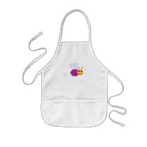 Smiling Bumblebee on Children's Apron