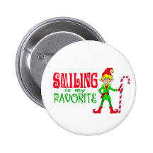 Smiling Christmas Elf Pin