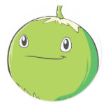 Smiling Coconut Fruit stickers
