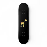 Smiling Giraffe. Cartoon. skateboards