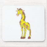 Smiling Giraffe Mousepads