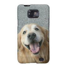 Smiling Golden Retriever Samsung Galaxy S2 Case