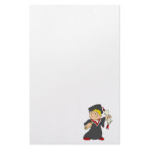 Smiling Grad Customized Stationery