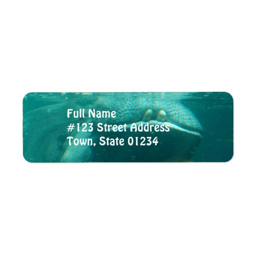 Smiling Hippo  Mailing Labels
