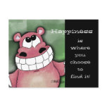 Smiling Hippo-Pink