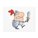 Smiling-knight-with-sword Post Cards