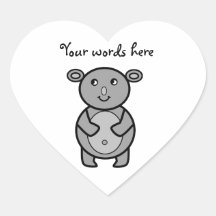 Smiling koala bear sticker
