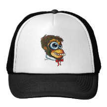 Smiling Monkey Mesh Hats