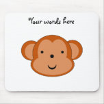 Smiling monkey mousepad