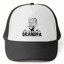 Smiling New Grandpa T-shirts and Gifts Mesh Hats
