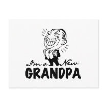 Smiling New Grandpa T-shirts and Gifts Postcard