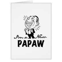 Smiling New Papaw Tshirts and Gifts Card