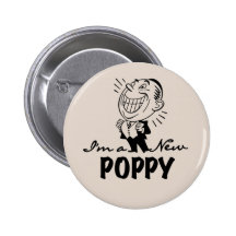 Smiling New Poppy T-shirts and Gifts Pin