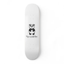 Smiling panda bear