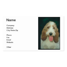 Smiling Petit Basset Griffon Vendeen Business Card