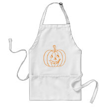 Smiling Pumpkin. Aprons