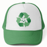 Smiling Recycle Symbol Hat