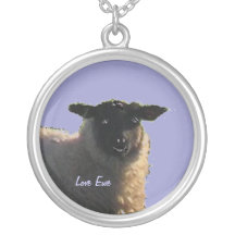 Smiling Sheep Necklace