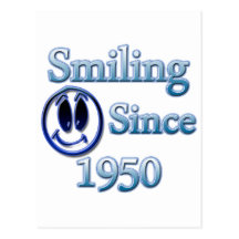 Smiling Since 1950 Postcards