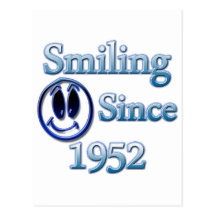Smiling Since 1952 Post Card